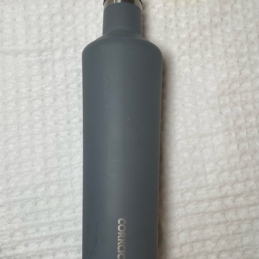 Corkcicle Gray Water Bottle 25 oz
